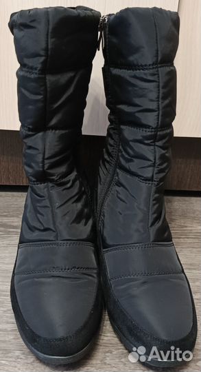 Сапоги женские зимние дутики 38 р-р