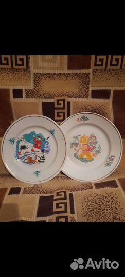 Фарфоровые тарелки СССР
