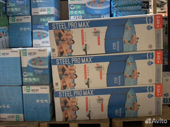 Каркасный бассейн intex/bestway