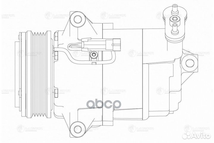 Компрессор кондиц. для а/м Opel Astra H (04) 1