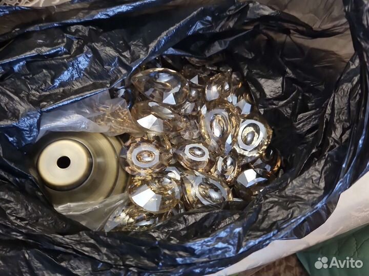 Люстра хрустальная 8 рожковая