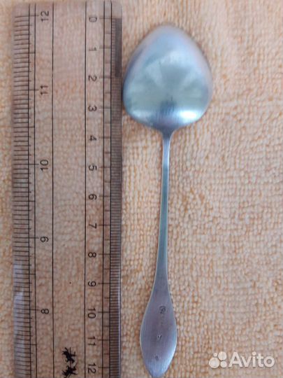 Чайные/кофейные/десертные ложки, мельхиор, 6 шт