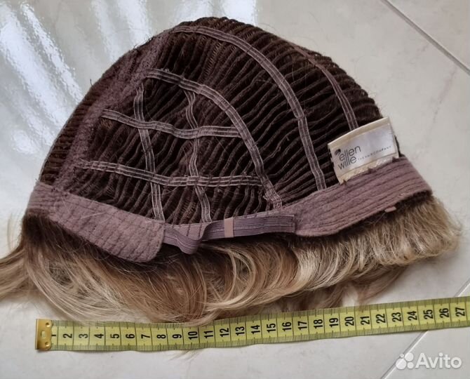 Мелированный парик искусственные волосы