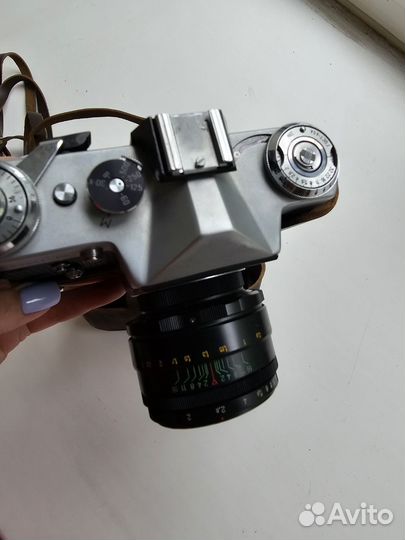 Фотоаппарат Зенит-Е+ объектив Гелиос 44М 2/58