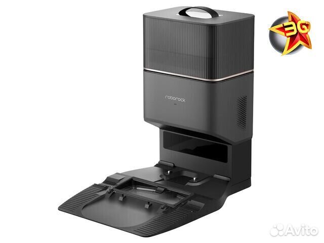 Робот-пылесос Roborock Q8 Max Plus Black Новый