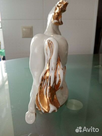 Конь-огонь фарфоровая статуэтка СССР