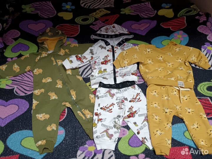 Детские вещи пакетом 68 74 на мальчика