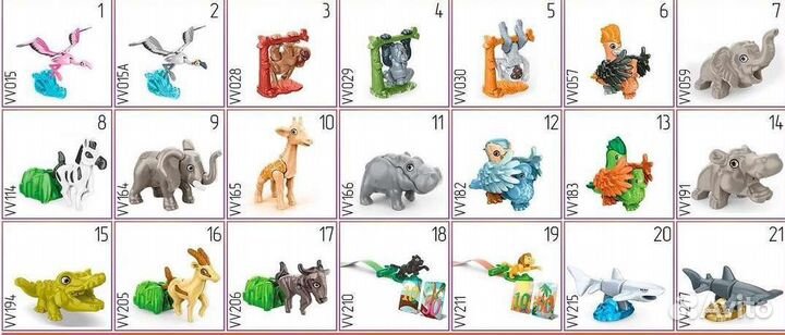 Игрушки из киндера kinder natoons 2021