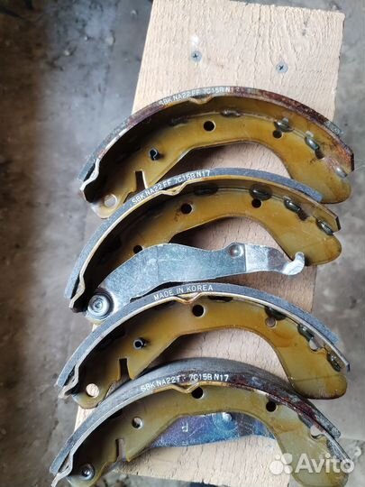 Тормозные колодки задние daewoo nexia