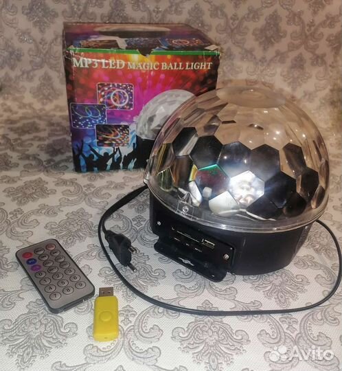 Диско шар. Светомузыка