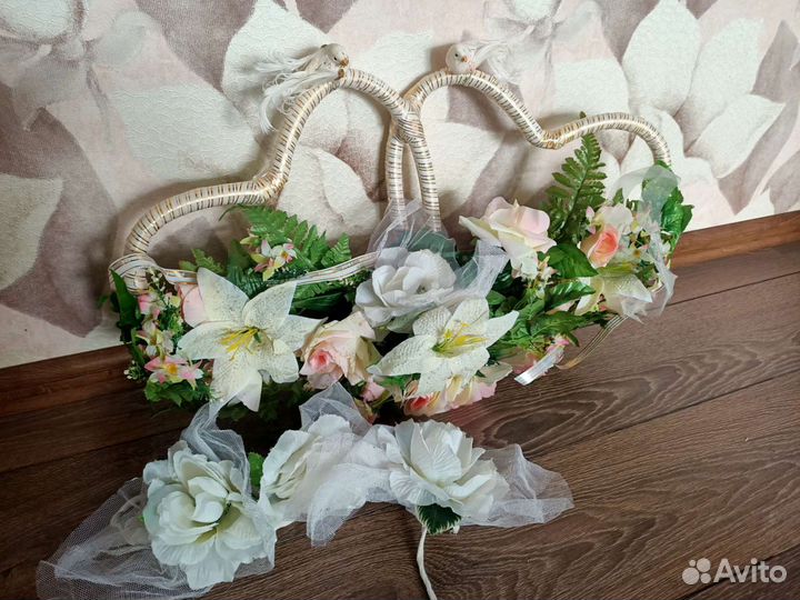 Свадебные украшения на автомобили