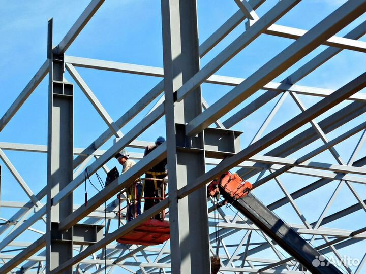 Ангар на металлокаркасе