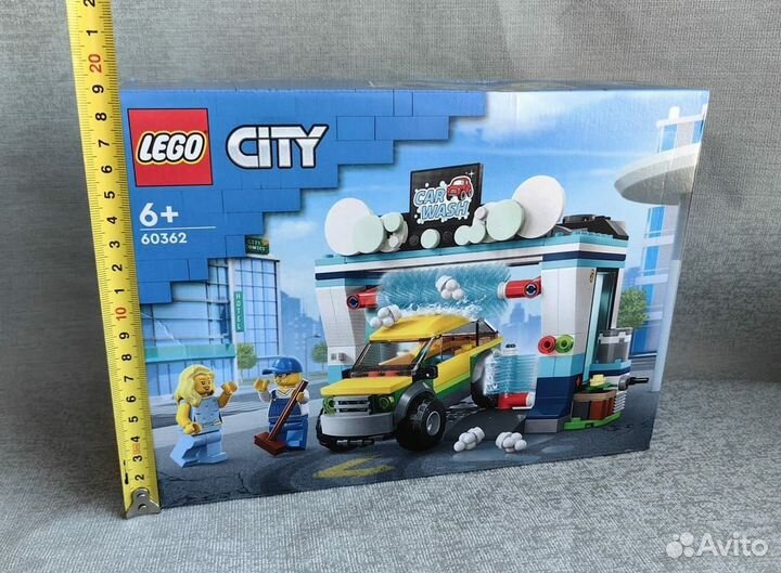 Новый Lego city конструктор автомойка 60362
