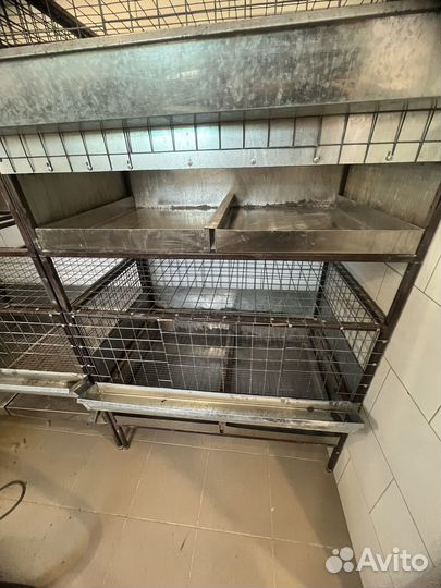 Клеточная батарея для бройлеров