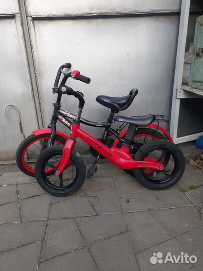 Велосипед 14 дюймов и беговел