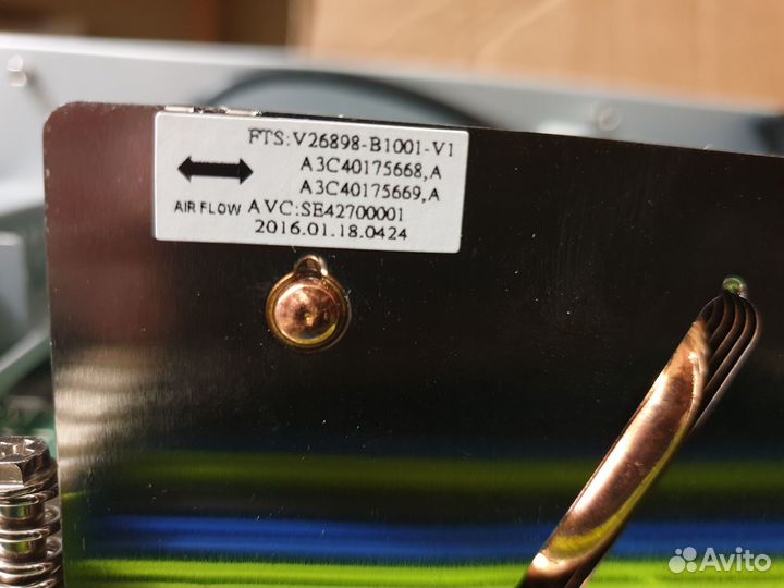 Pадиатор V26898-B1001-V1 для CPU сервера Fujitsu