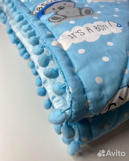 Детское одеяло в кроватку