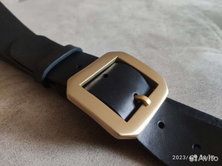 Мужской кожаный ремень ручной работы