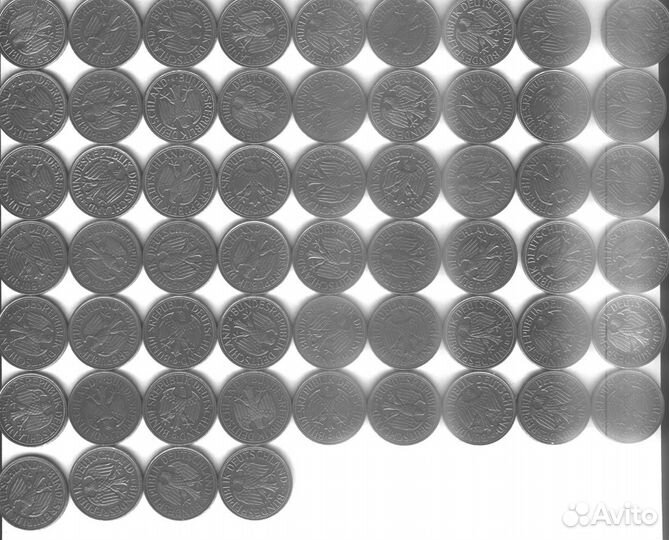 Монеты 1 deutsche mark