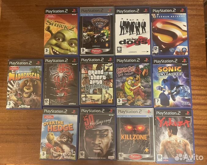 Диски на ps2 лицензии