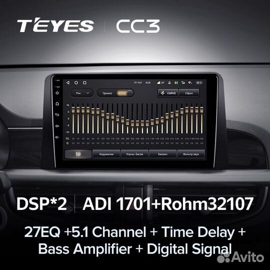 Магнитола Teyes CC3 3/32 Kia Picanto