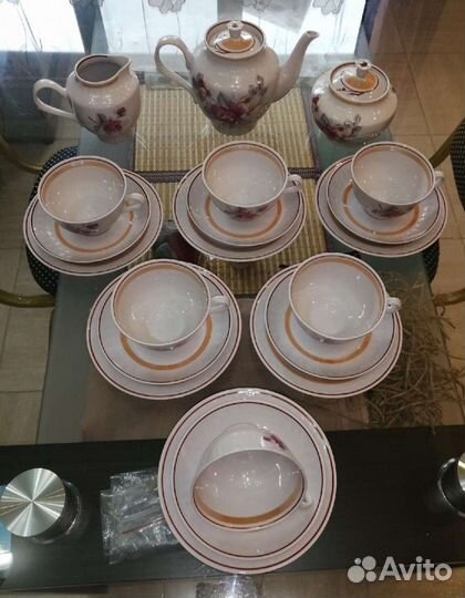 Чайный сервиз СССР Дулево