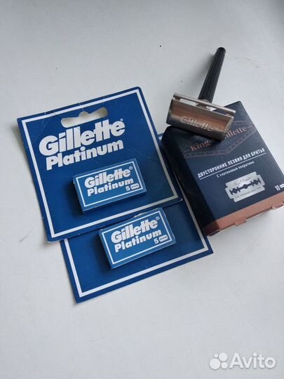 Gillette бритвенный станок, лезвия