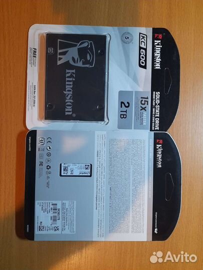 SSD Kingston KC600 2TB(2000GB) Новые