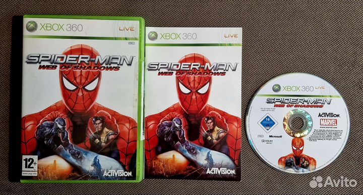 Лицензионные игры на консоли Человек паук Spider-m