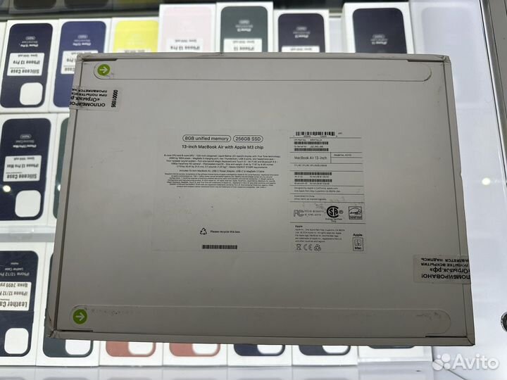 Macbook air 13 m3 8 256gb