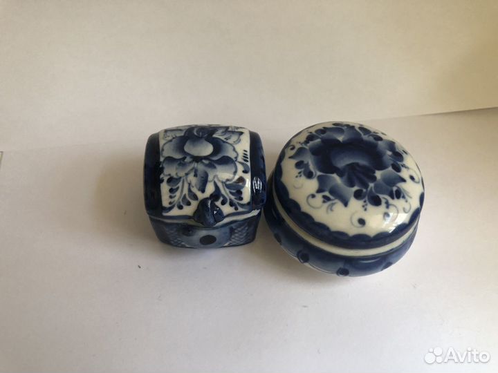 Шкатулка Гжель в ассортименте