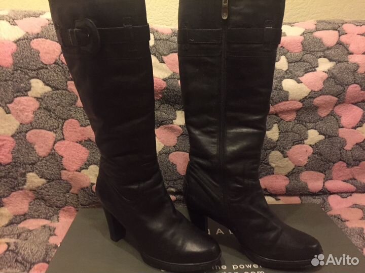 Сапоги зимние натуральная кожа и мех р-р 38