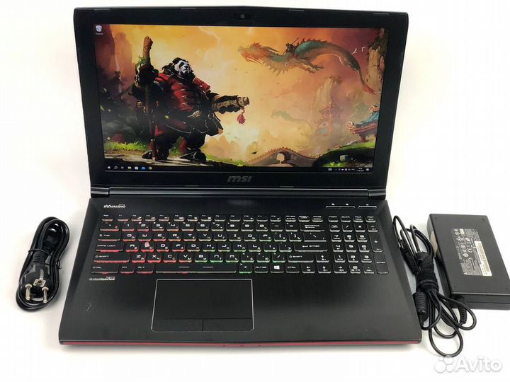 MSI GE62 15.6 IPS i7-6700HQ 16GB GTX960 SSD+HDD