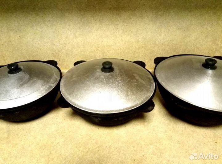 Казан чугунный 8 л