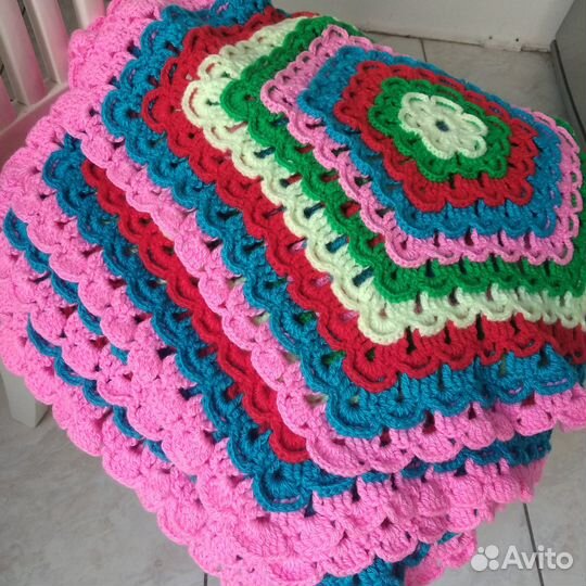 Сидушки на стулья вязанные, 59х50 см, 5 шт