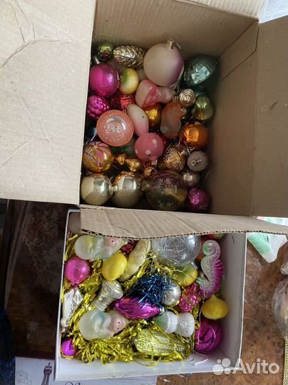 Елочные новогодние игрушки СССР