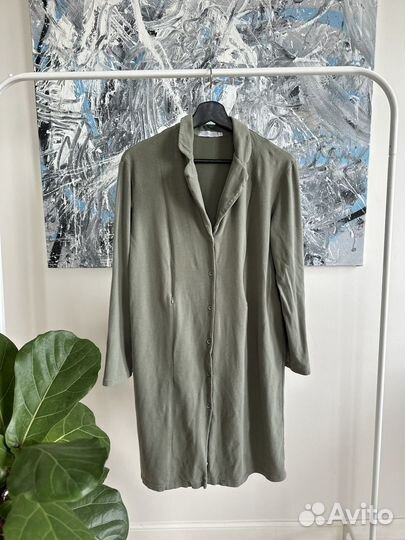 Платье домашнее с карманами для кормления