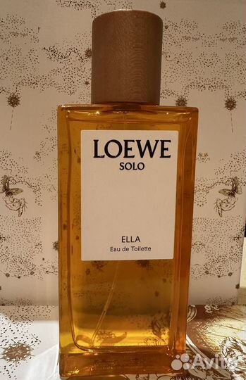 Туалетная вода loewe solo ella