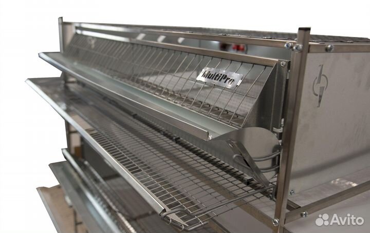 Клетка для перепелов с ленточной системой