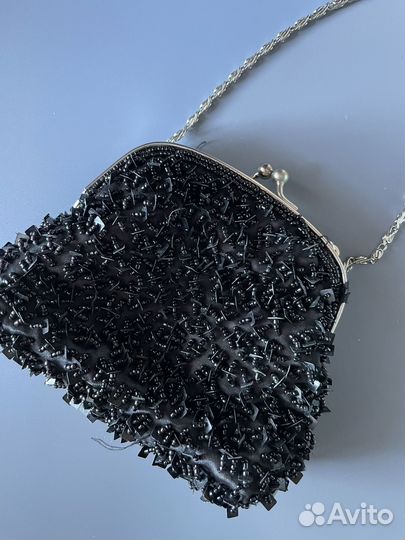 Клатч черный вечерний