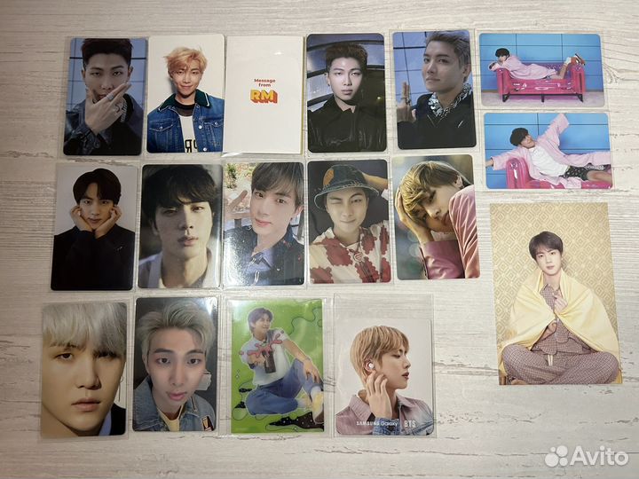 Карты и открытки BTS Намджун Хосок