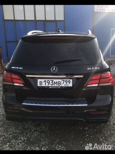 Mercedes ML в GLE рестайлинг переделка 63