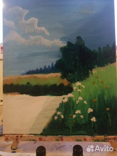 Картина акрилом