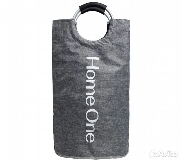 Корзина для белья Home One, 72х35, полиэстер, серы