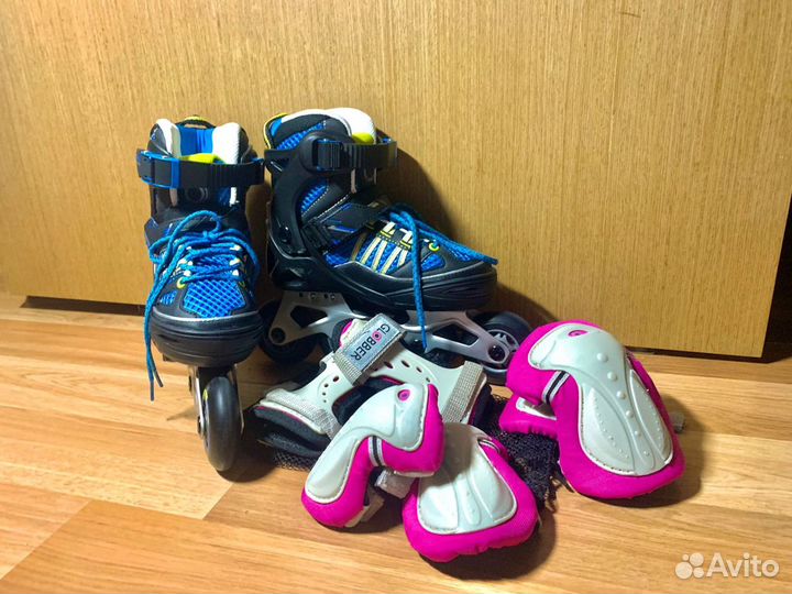 Роликовые коньки детские 34-36
