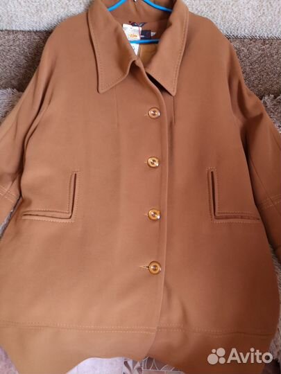 Пальто кашемир женское новое 58 размер