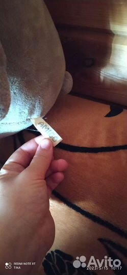 Мягкая игрушка бегемот