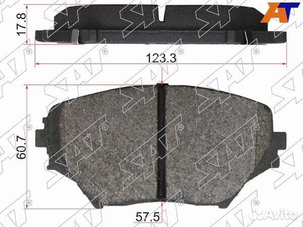 Колодки тормозные Передние toyota RAV4