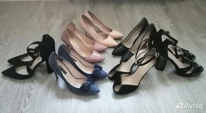 Кожаные туфли 40 размер