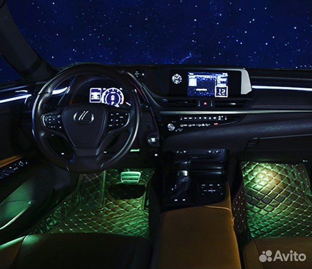 Подсветка салона Lexus ES